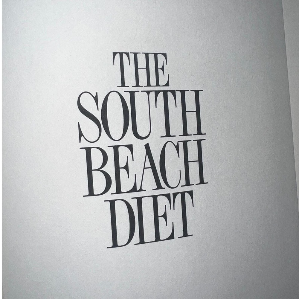 The South Beach Diet Arthur Agatston MD Hardcover Book Health Weight Loss Recipe